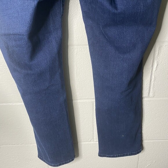 Chicos womens skinny Jeans 2.5 sz 14 Large Blue Medium Wash high rise stretch - Picture 6 of 11